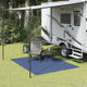 Tapis de tente Vidaxl 2,5x2 m bleu