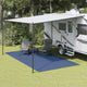 Tapis de tente Vidaxl 5x2,5 m bleu