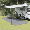 Tapis de tente Vidaxl 5x2,5 m gris clair
