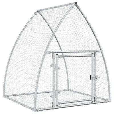 Vidaxl Rabbit Hutch 100x105x120 cm en acier galvanisé en acier de couleur