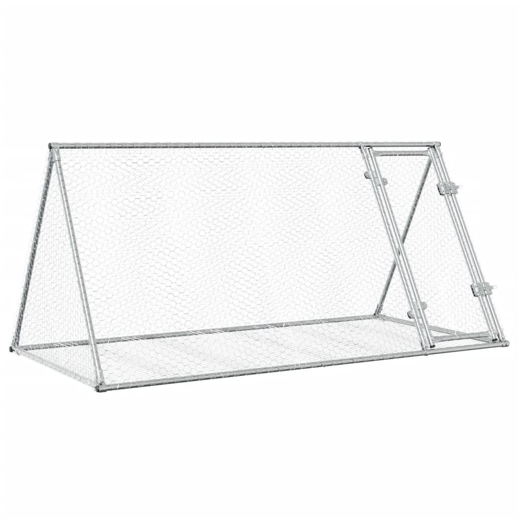 Vidaxl Rabbit Hutch 200x105x91 cm en acier galvanisé en acier couleur