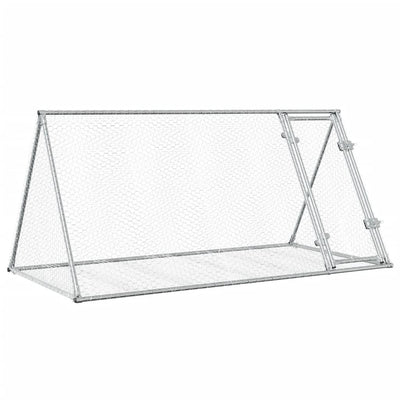 Vidaxl Rabbit Hutch 200x105x91 cm en acier galvanisé en acier couleur