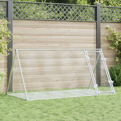 Vidaxl Rabbit Hutch 200x105x91 cm en acier galvanisé en acier couleur
