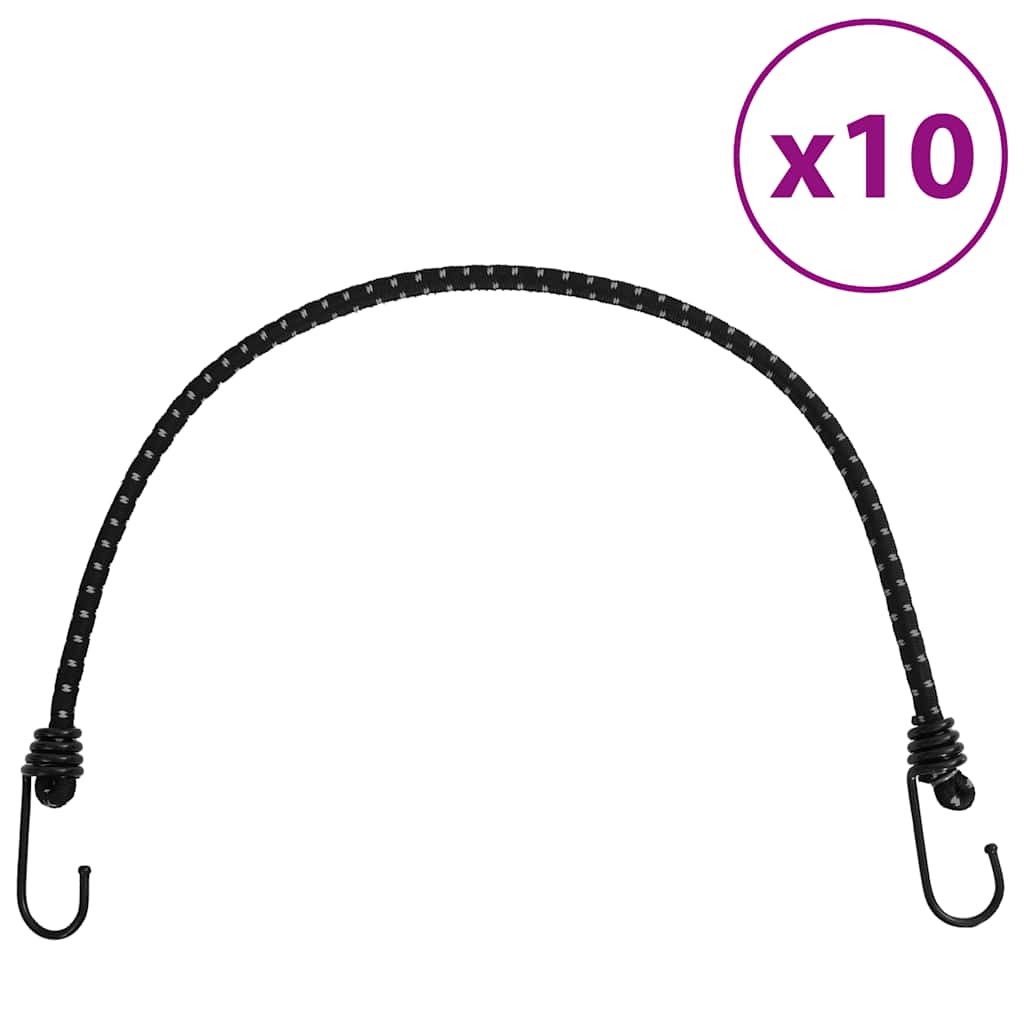 Vidaxl SPENELASTICS AVEC RECHECTÉS COMICS ET CROCKS 10 PIÈCES 59 CM