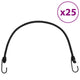 Vidaxl SPENELASTICS AVEC RECHETTE COMICS ET CROCHES 25 PIÈCES 59 CM