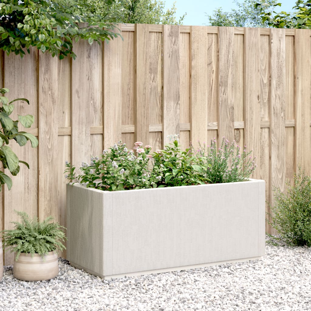 Vidaxx jardinière 80x36x35 cm polypropylène blanc