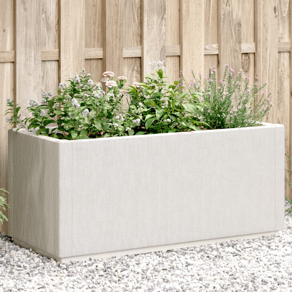 Vidaxx jardinière 80x36x35 cm polypropylène blanc