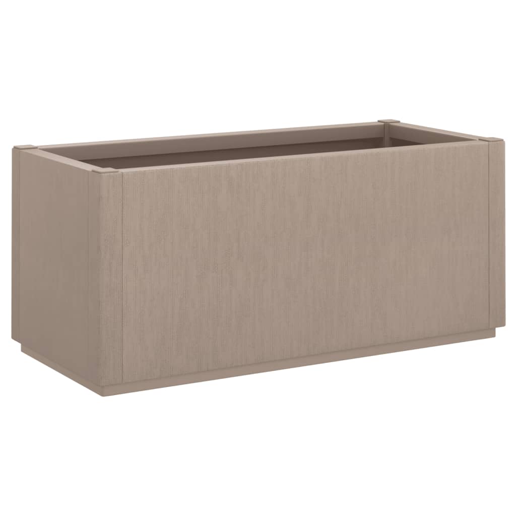 Boîte de planification Vidaxl 80x36x35 cm en polypropène brun clair