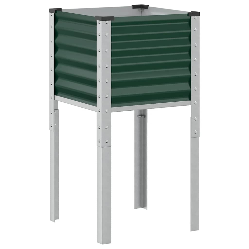 Vidaxl Planning Box 45x45x88 cm en acier vert