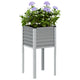 Boîte de planification Vidaxl 45x45x88 cm Gray en acier