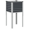 Boîte de planification Vidaxl 45x45x88 cm Anthracite en acier -colore