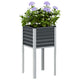 Boîte de planification Vidaxl 45x45x88 cm Anthracite en acier -colore