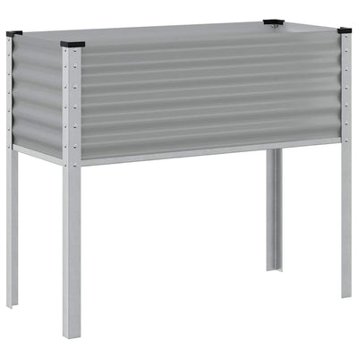 Boîte de planification Vidaxl 100x41x90 cm Gray en acier