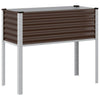 Vidaxl Planning Box 100x41x90 cm en acier brun