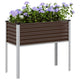 Vidaxl Planning Box 100x41x90 cm en acier brun