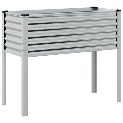 Banc de plantes Vidaxl 100x41x90 cm en acier galvanisé