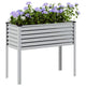 Banc de plantes Vidaxl 100x41x90 cm en acier galvanisé