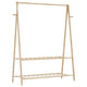 Rack de vêtements Vidaxl avec étagères 132x45.5x150,5 cm de bambou