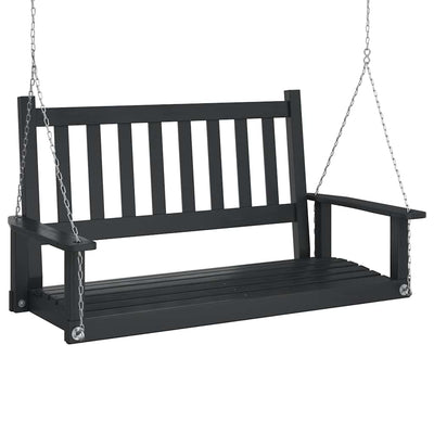 Vidaxl Garden Swing Banc avec colliers métalliques