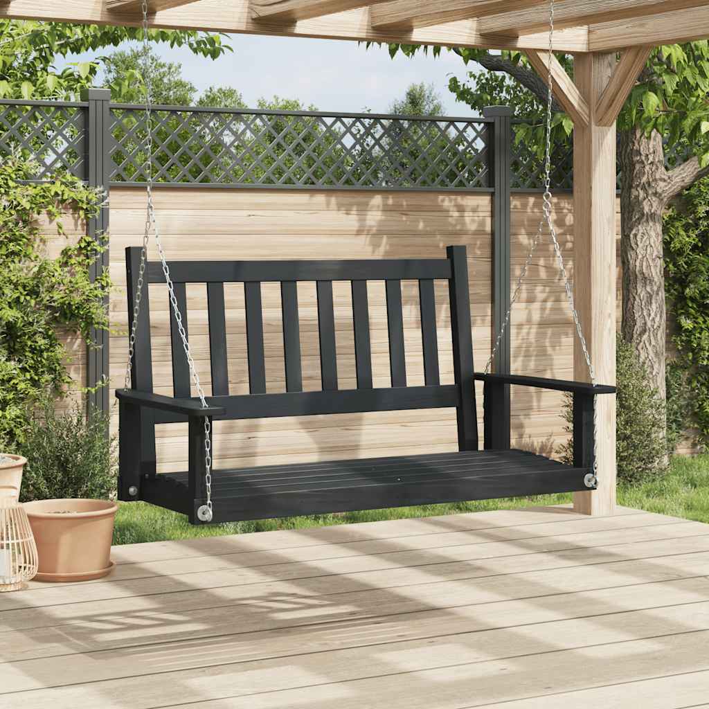 Vidaxl Garden Swing Banc avec colliers métalliques