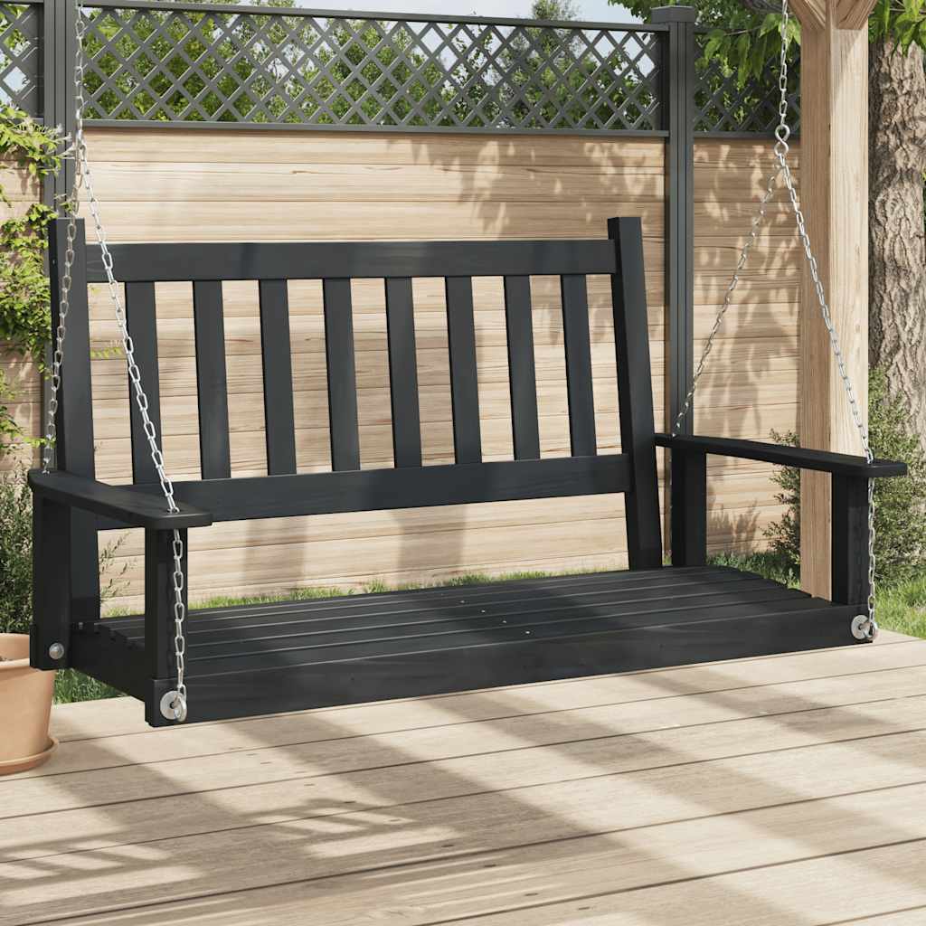 Vidaxl Garden Swing Banc avec colliers métalliques