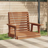 Vidaxl Garden Swing Chaid avec colliers métalliques en pin massif brun - afbeelding 1
