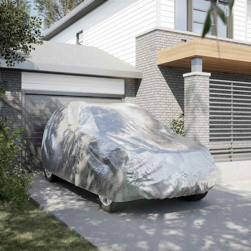 Vidaxl Couvercle automatique pour SUV avec écarts M complètement de couleur argentée