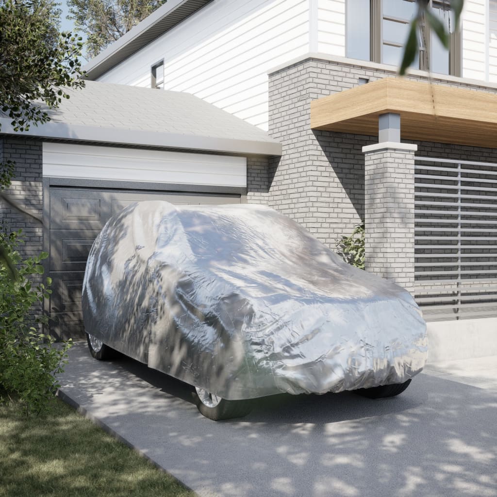 VIDAXL COUVERTURE AUTO pour SUV avec écarts l complètement en argent