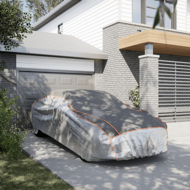 Vidaxl Couvercle automatique pour la grêle des berlines Protection l Silver et Gray