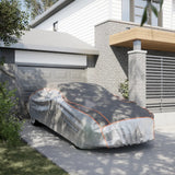 VIDAXL COUVERTURE AUTO pour la protection de la grêle des berlines xxl argent et gris - afbeelding 1