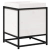 Vidaxl Planning Box 40x40x50 cm Pine solide blanc