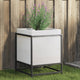 Vidaxl Planning Box 40x40x50 cm Pine solide blanc
