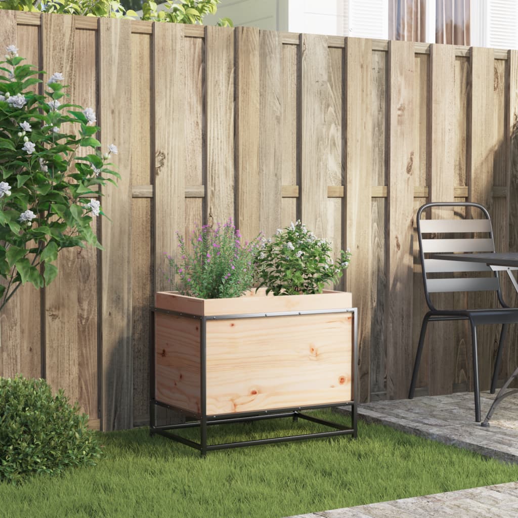 Boîte de planification Vidaxl 60x40x50 cm Pine solide
