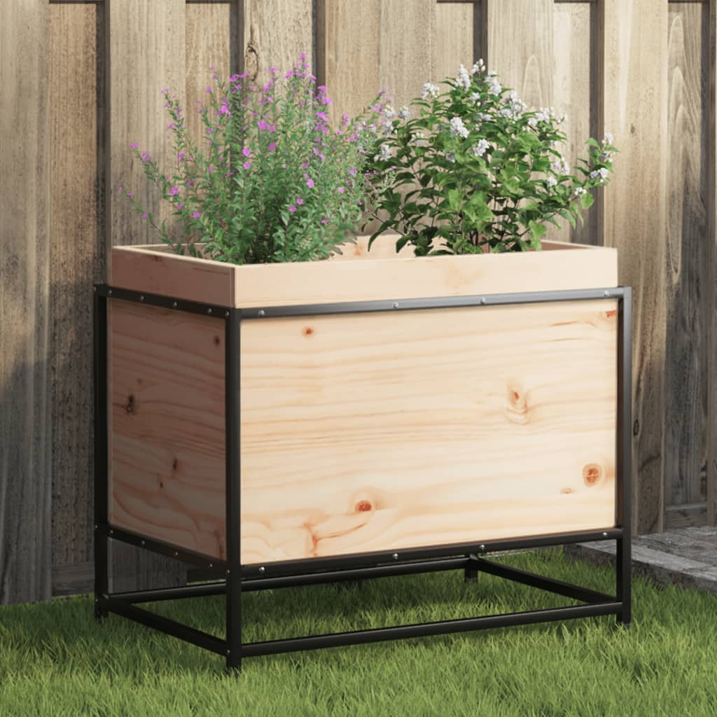 Boîte de planification Vidaxl 60x40x50 cm Pine solide