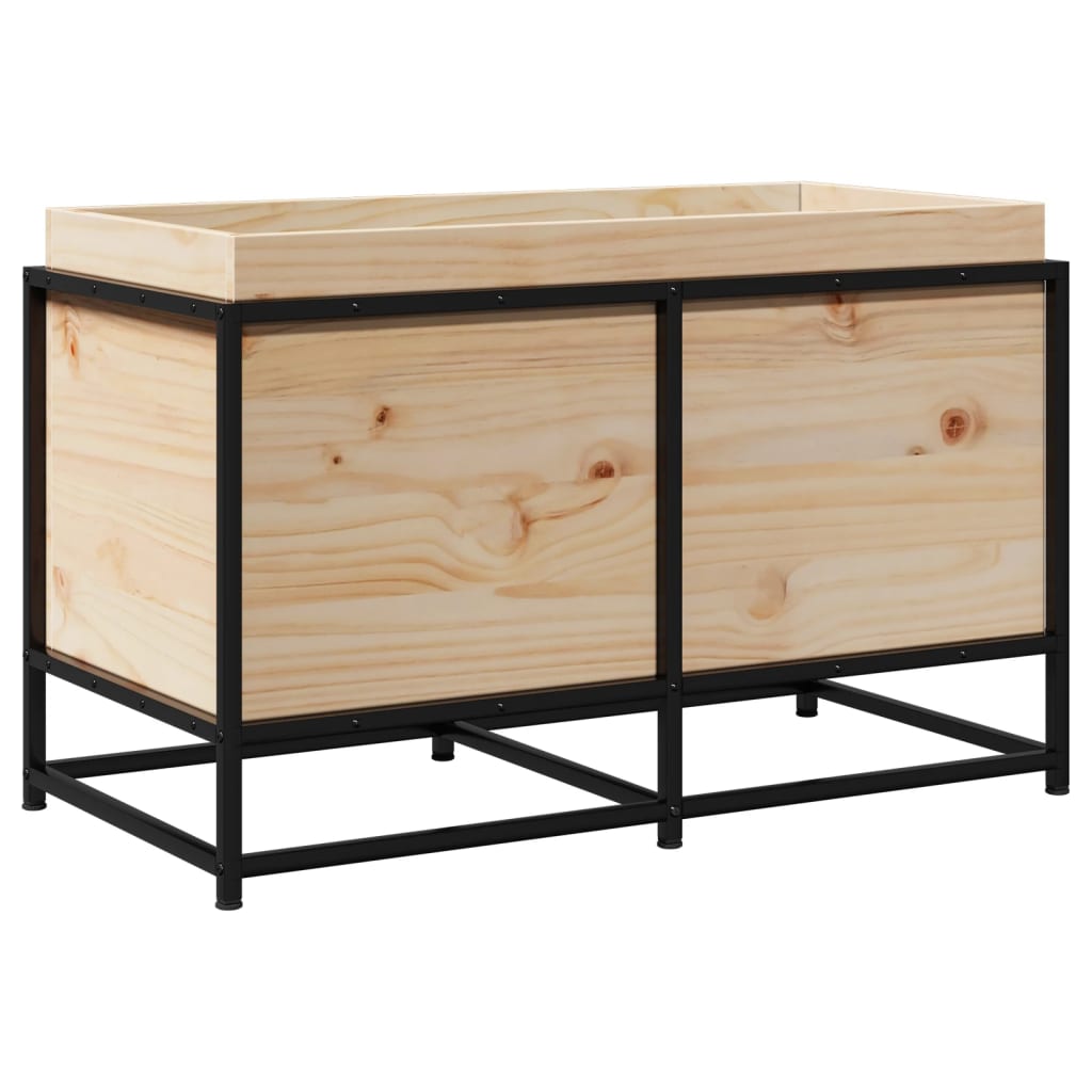 Boîte de planification Vidaxl 80x40x50 cm Pine solide