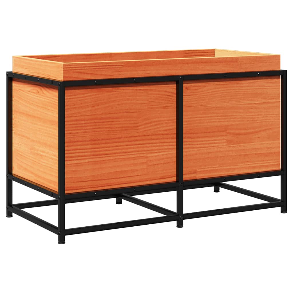 Boîte de planification de Vidaxl 80x40x50 cm Brunier
