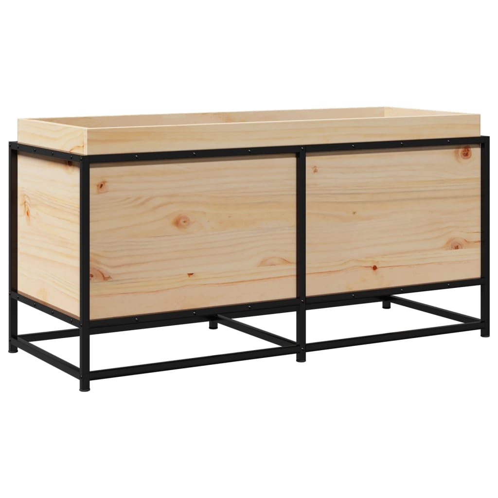 Boîte de planification Vidaxl 100x40x50 cm Pine solide
