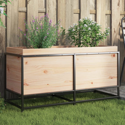 Boîte de planification Vidaxl 100x40x50 cm Pine solide