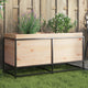Boîte de planification Vidaxl 100x40x50 cm Pine solide