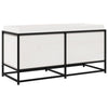 Boîte de planification Vidaxl 100x40x50 cm en pin solide blanc