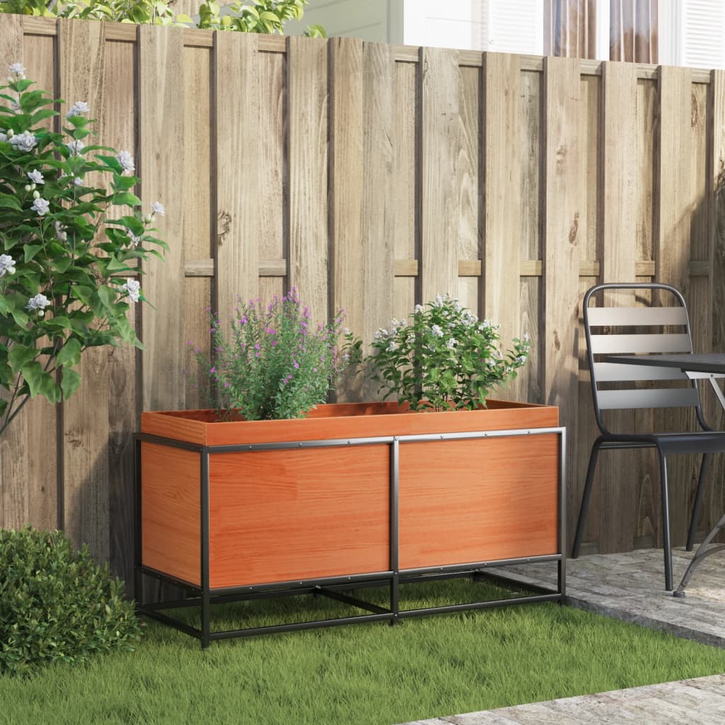 Boîte de planification Vidaxl 100x40x50 cm Brown