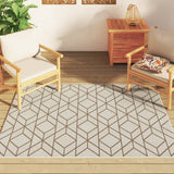 Tapis Vidaxl pour l'intérieur à l'extérieur bas-pole 120x180 cm multi-colorant - afbeelding 3