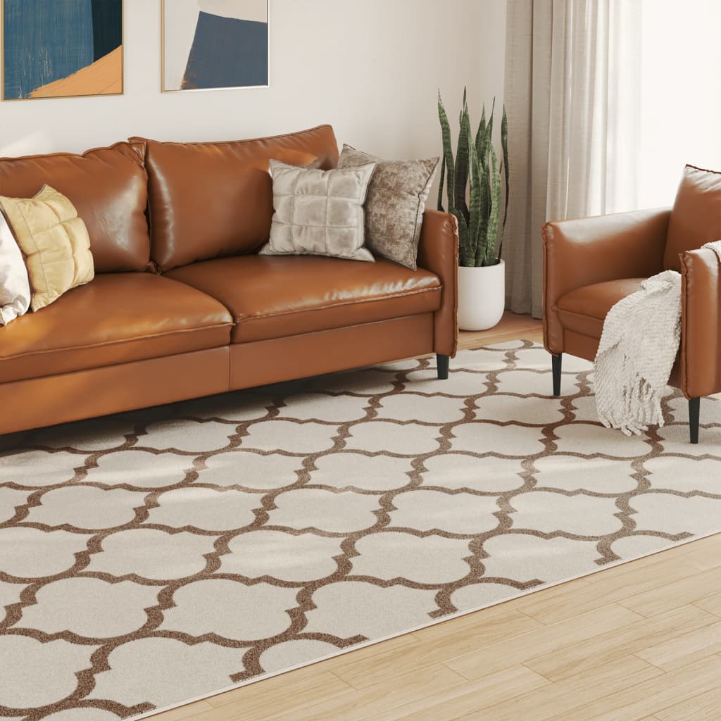 Tapis Vidaxl pour l'intérieur à l'extérieur bas-pole 190x300 cm multi-colorant