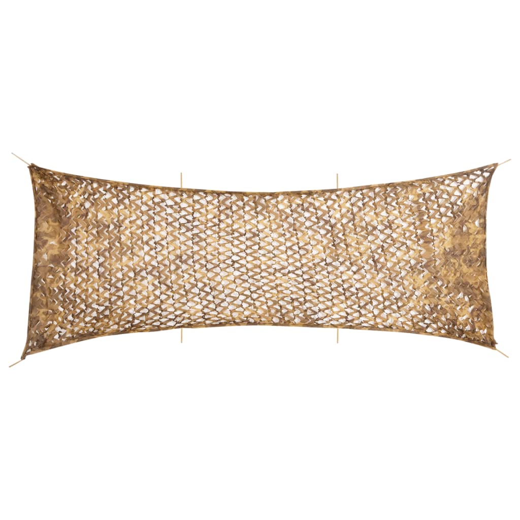 Vidaxx filet de camouflage avec sac de rangement 623x203 cm couleur sable