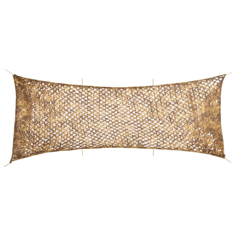 Vidaxx filet de camouflage avec sac de rangement 623x203 cm couleur sable