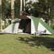 Vidaxl dome tente 6 personnes étanche verte