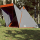 Tente tipi Vidaxl 6 personnes imperméable gris et orange