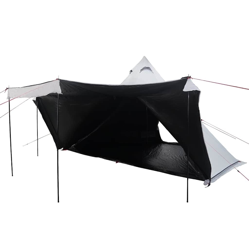 Vidaxl tissu de 6 personnes imperméabilisées à 6 personnes blanches