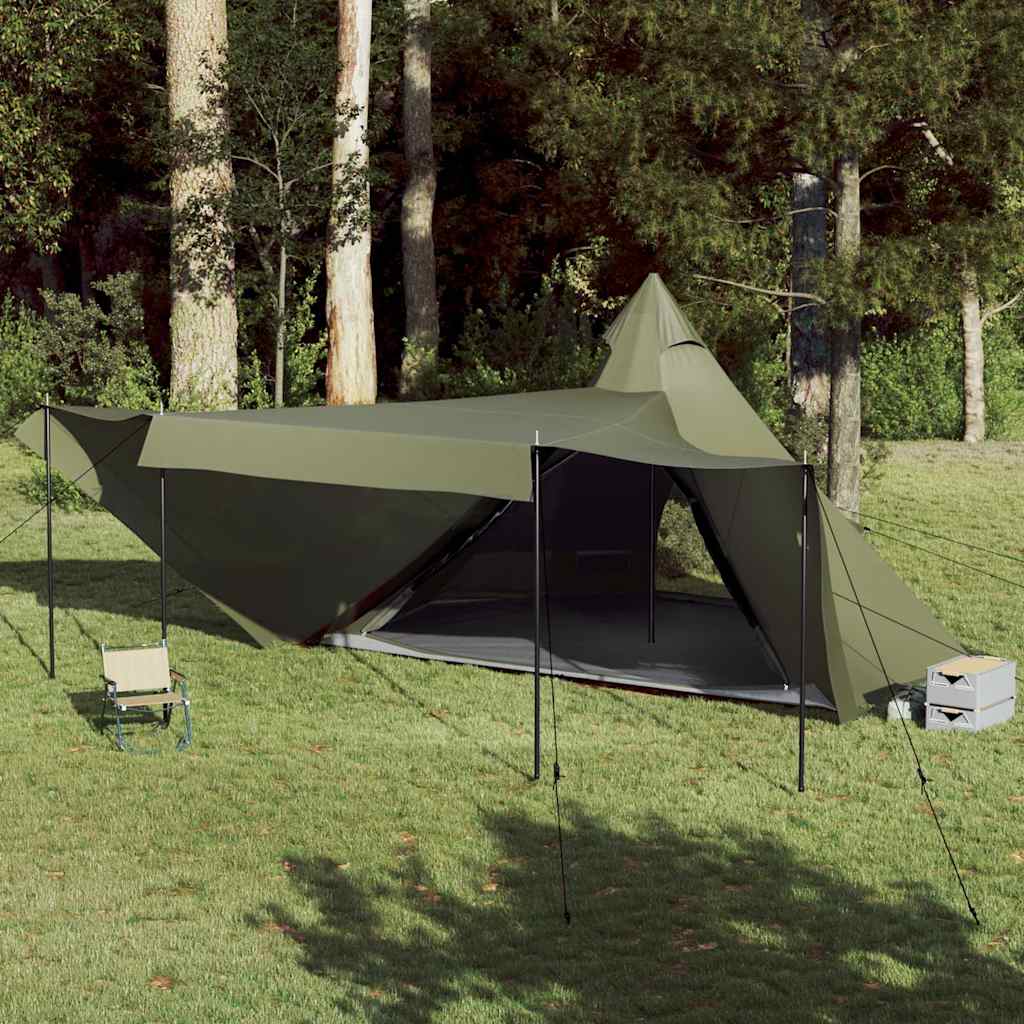 Vidaxl Green d'olive imperméable à 6 personnes tipitent 6 personnes
