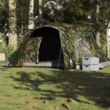 Vidaxl dome tente 6 personnes camouflage imperméable - afbeelding 1